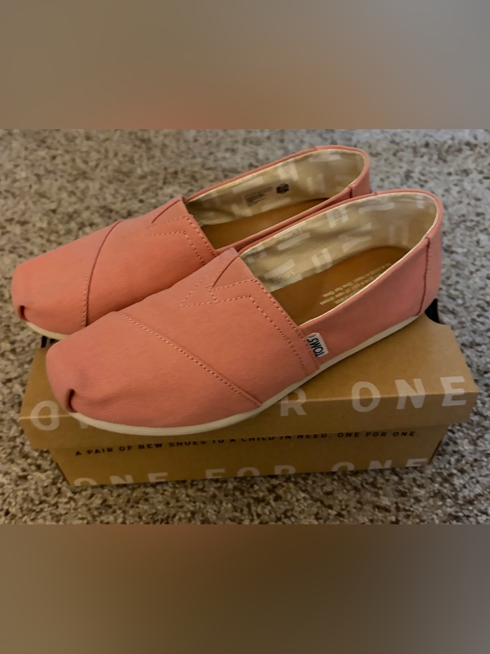 TOMS Classic Slip-On Canvas Shoes in Canyon Clay